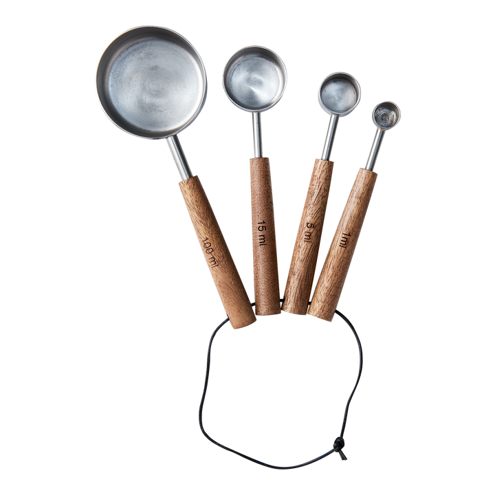 Affari of Sweden - NICO Måttsats, Natur/silverfärgad