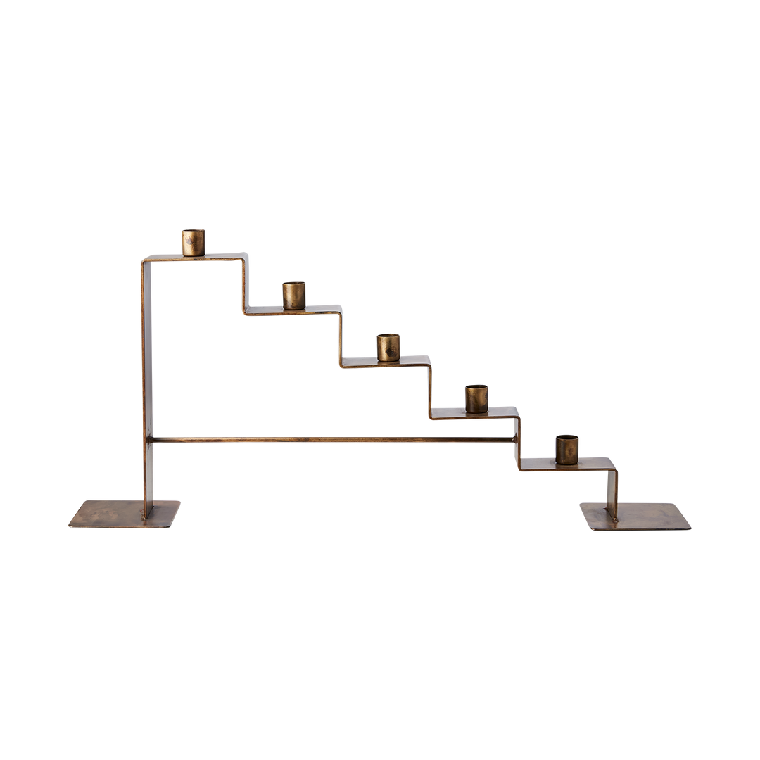 Affari of Sweden - THOMAS Ljusstake, Mässingsfärgad
