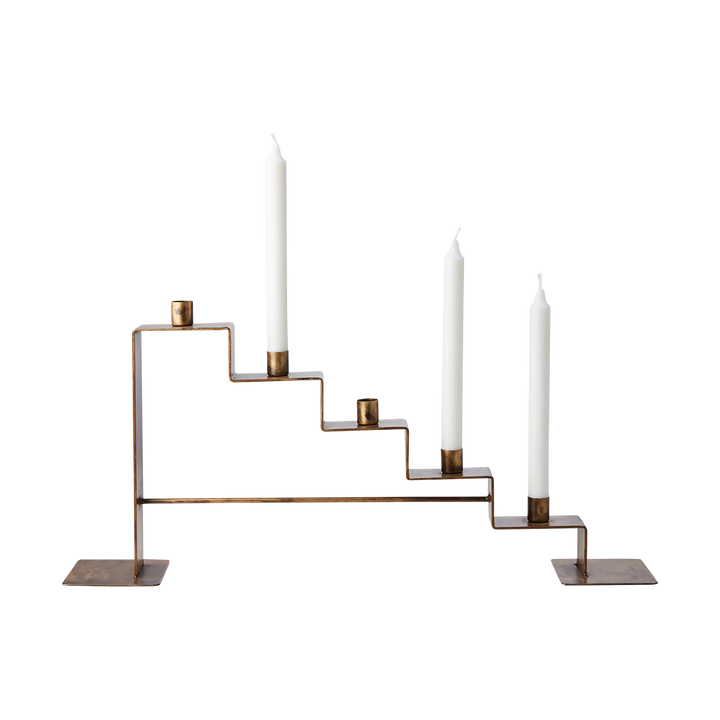 Affari of Sweden - THOMAS Ljusstake, Mässingsfärgad