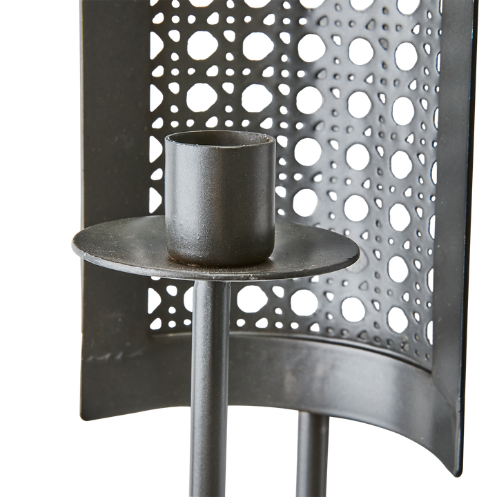 Affari of Sweden - THOMAS Väggljushållare, Natur/svart