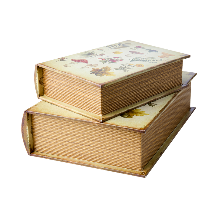 Affari of Sweden - BROOKE Låda, set om 2, Natur/flerfärgad