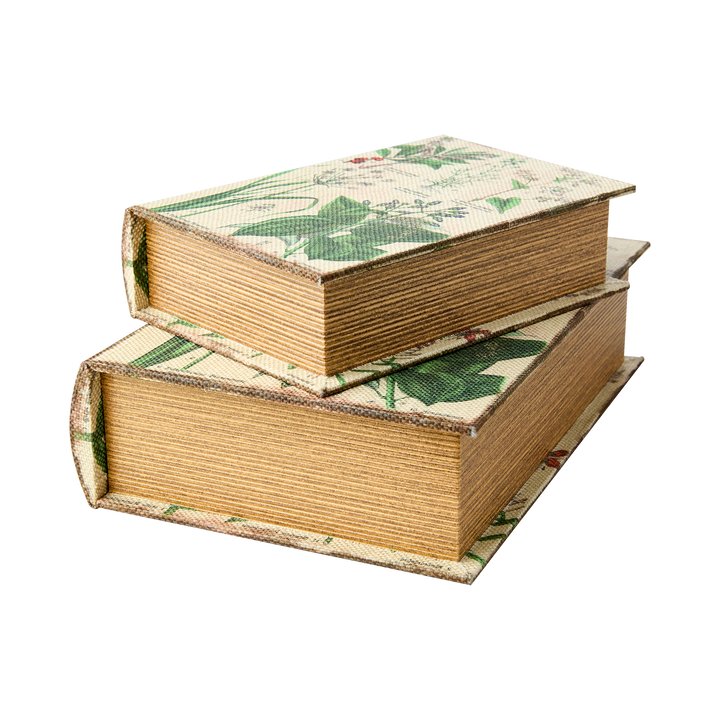 Affari of Sweden - BROOKE Låda, set om 2, Natur/grön