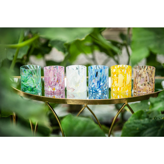 Magnor - Swirl glas gul multi 35 cl