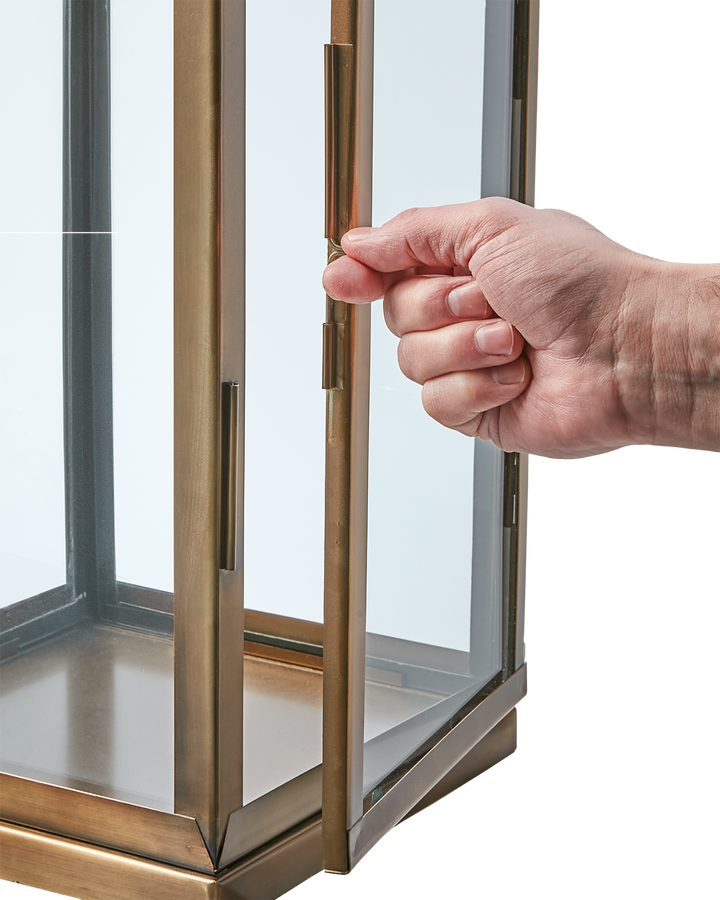 Affari of Sweden - CLINTON Lykta L, Mässingsfärgad