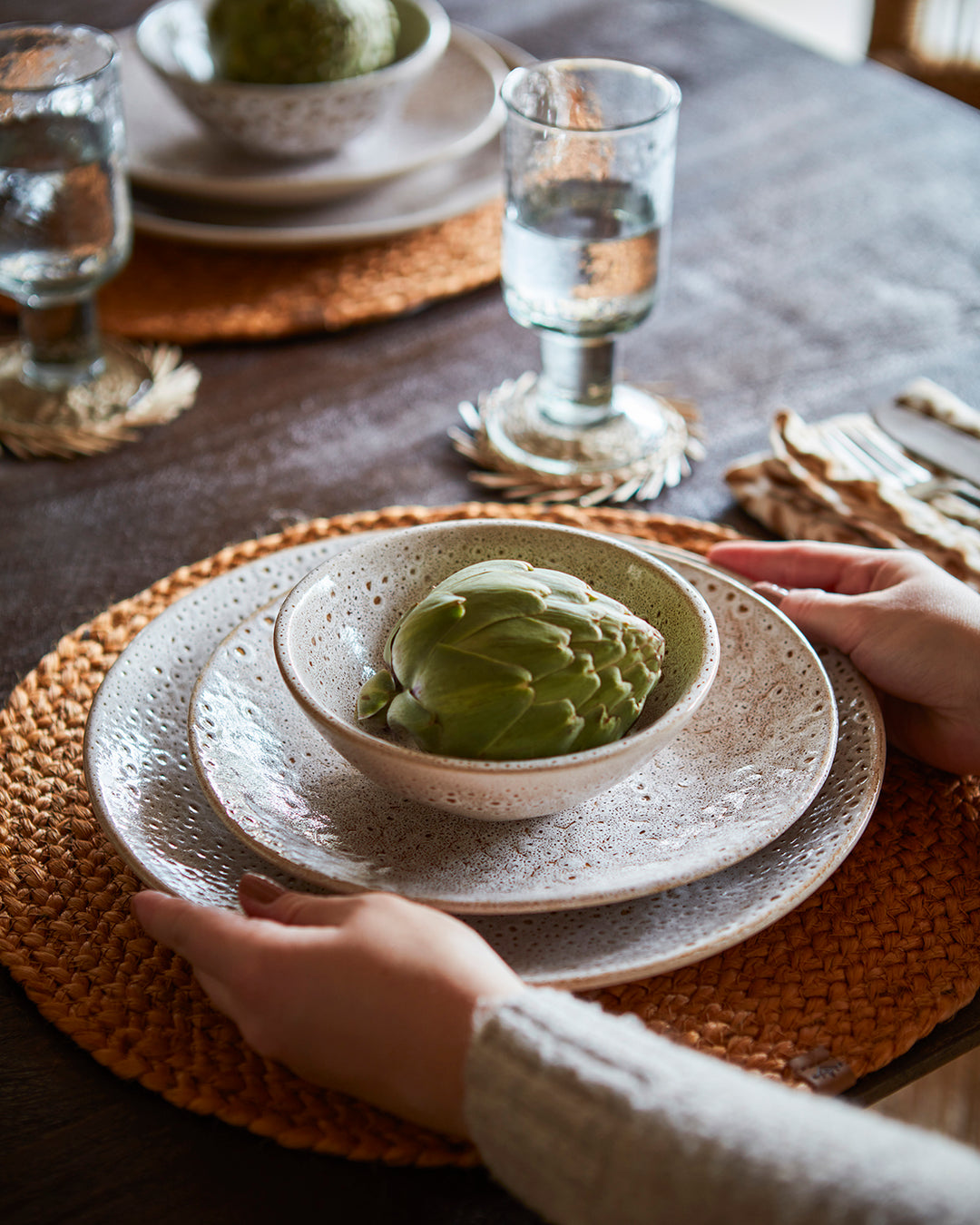 Affari of Sweden - SUNNY Glasunderlägg, set om 6, Natur