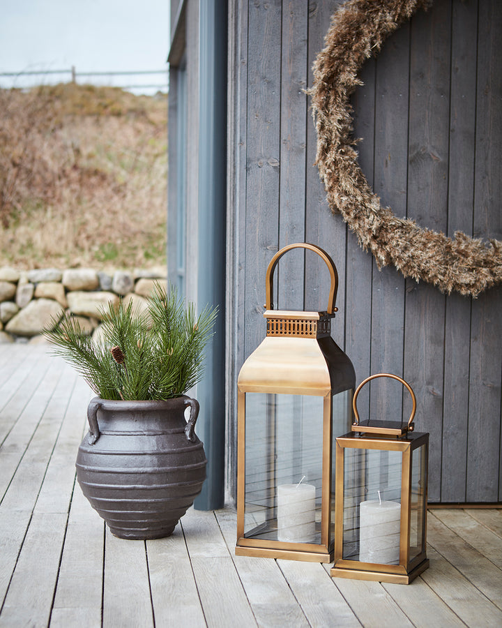 Affari of Sweden - CLINTON Lykta L, Mässingsfärgad