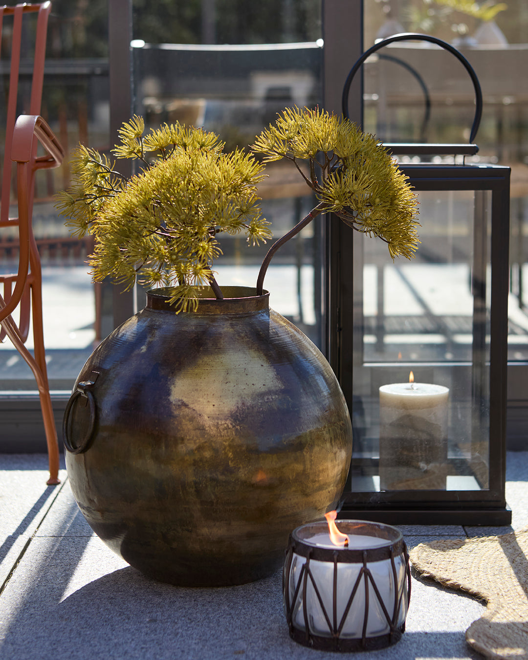 Affari of Sweden - OTIS Kruka M, Mässingsfärgad