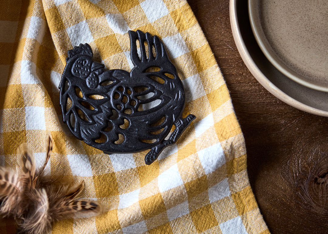 Affari of Sweden - INGRID Servett, Gul/vit