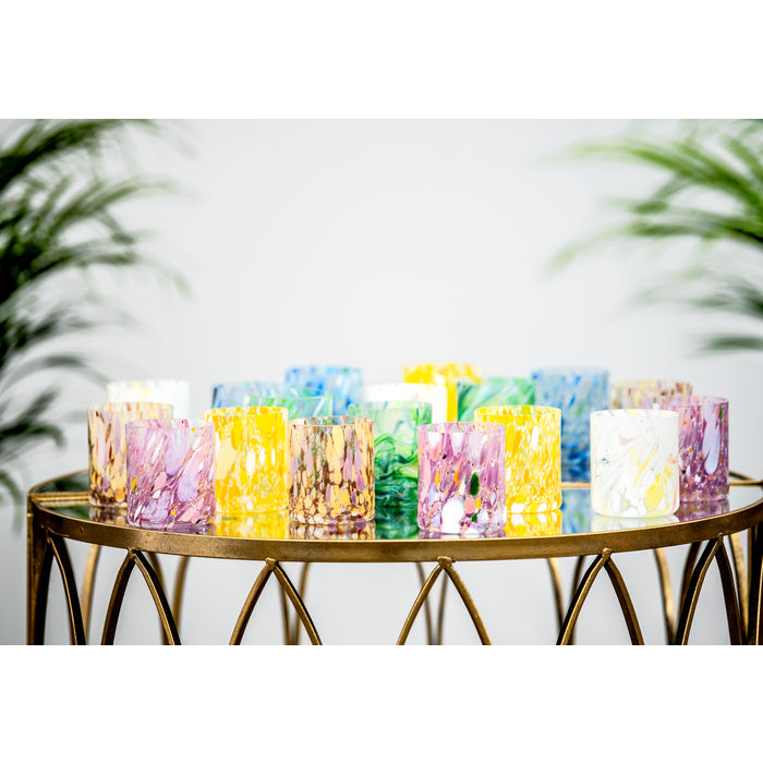 Magnor - Swirl glas gul multi 35 cl