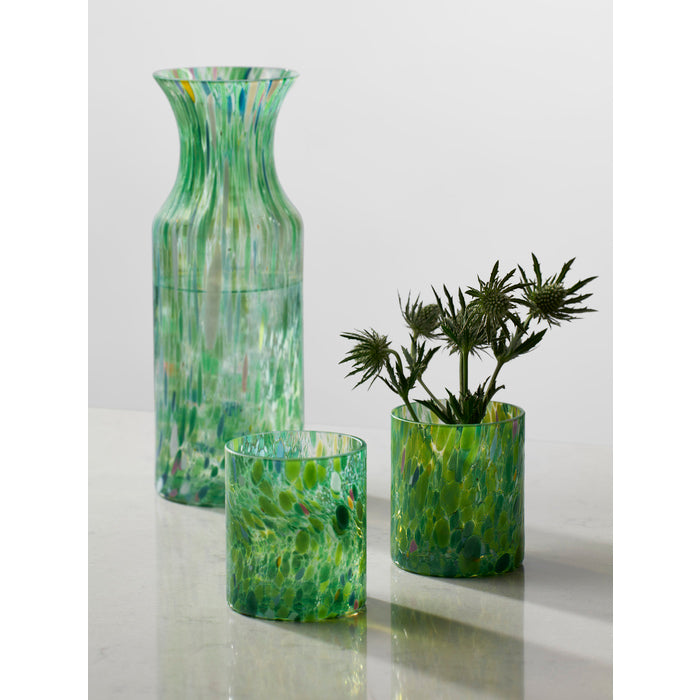 Magnor - Swirl glas grön multi 35 cl