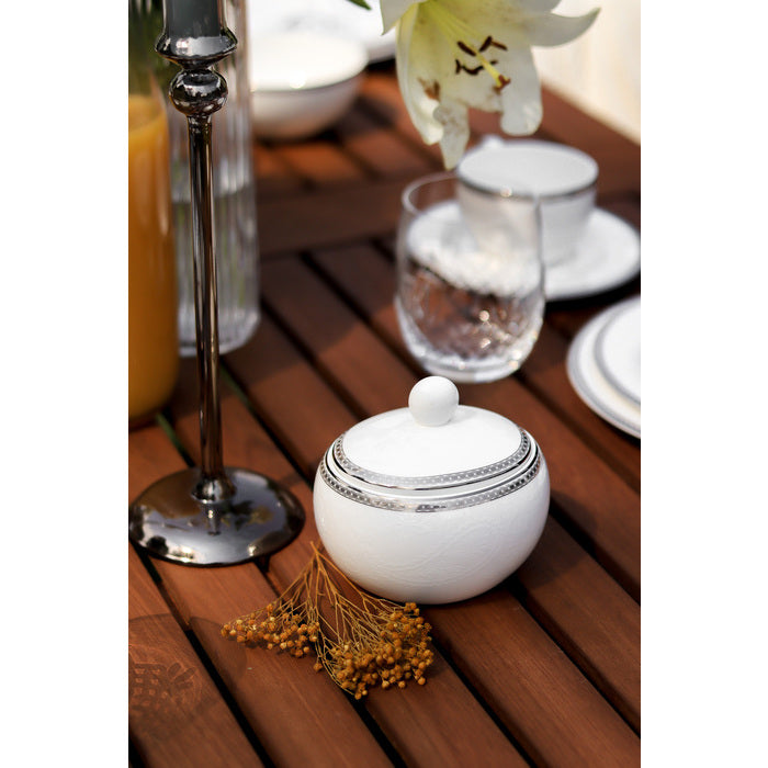 Royal Porcelain - Silver Paisley Sockerskål 33 cl