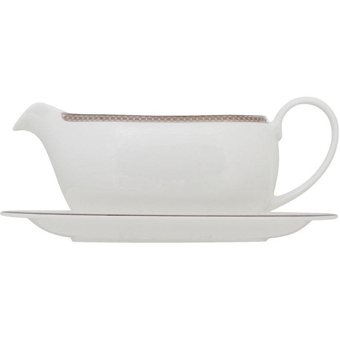 Royal Porcelain - Silver Paisley Såskanna 40 cl