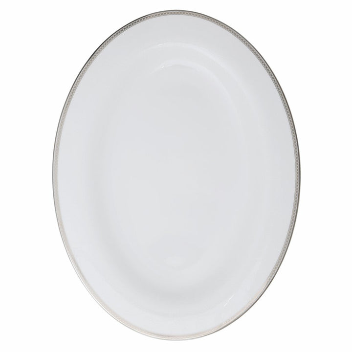 Royal Porcelain - Silver Paisley Ovalt fat 39 cm