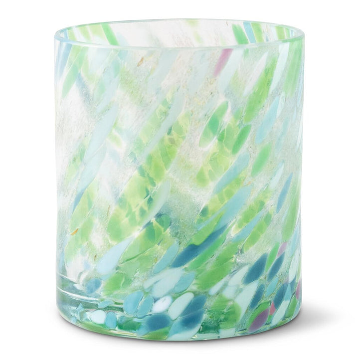 Magnor - Swirl glas grön multi 35 cl