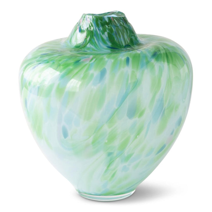 Magnor - Unik skulptur konstglas grön 31 cm