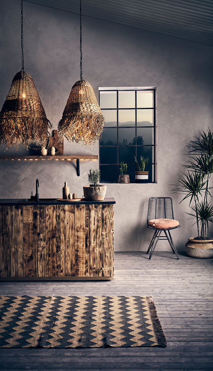 Affari of Sweden - MADIBA Korg, Svart/vit/senapsgul