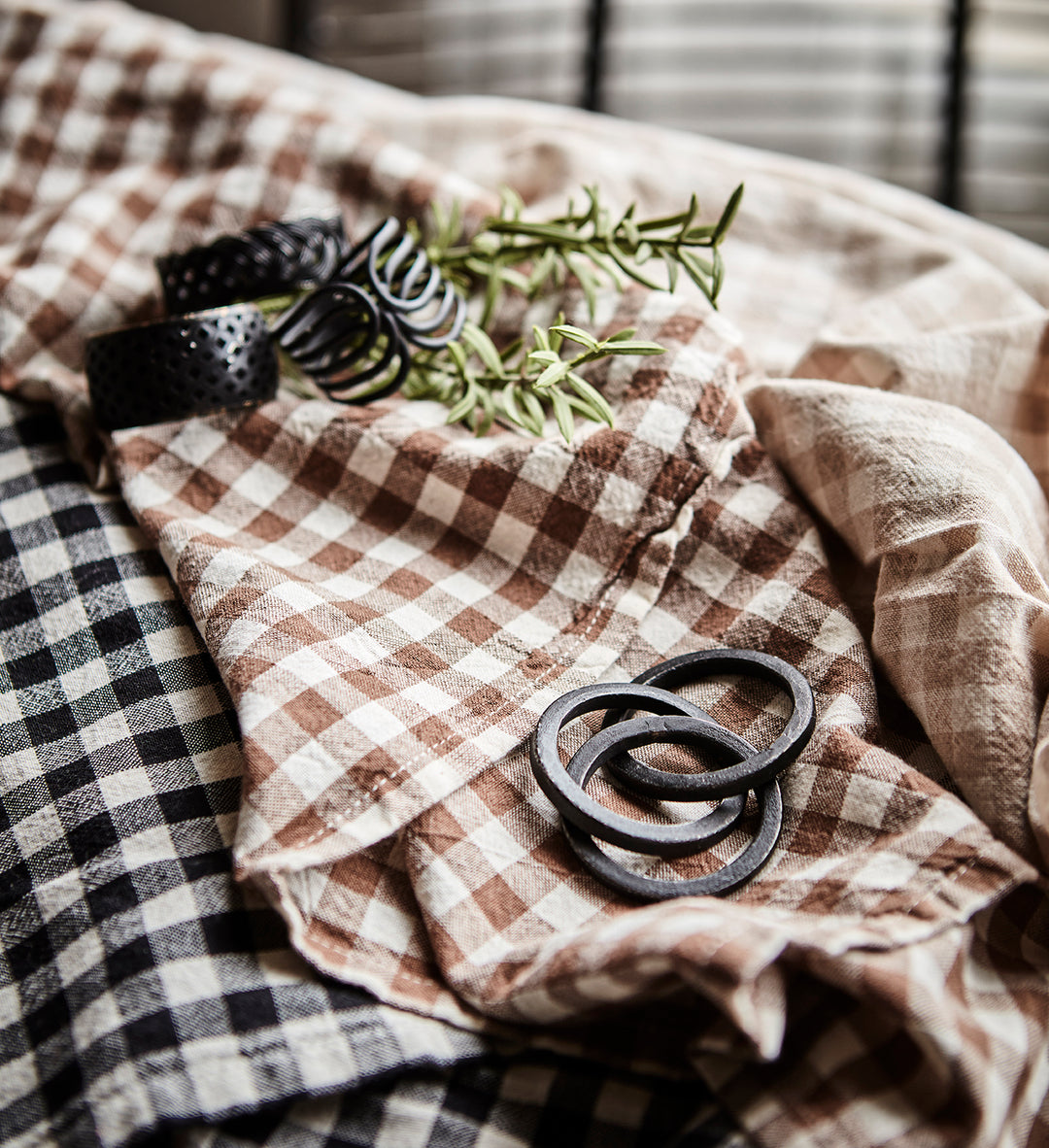 Affari of Sweden - ODIN Servettring, set om 4, Svart