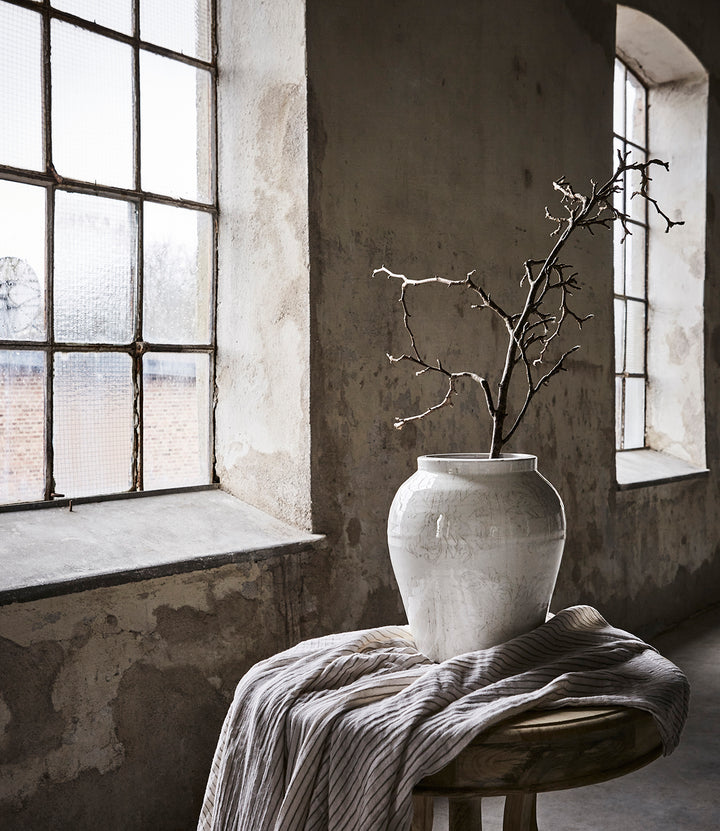 Affari of Sweden - ELSA Bordsduk, Elfenben/olivgrön