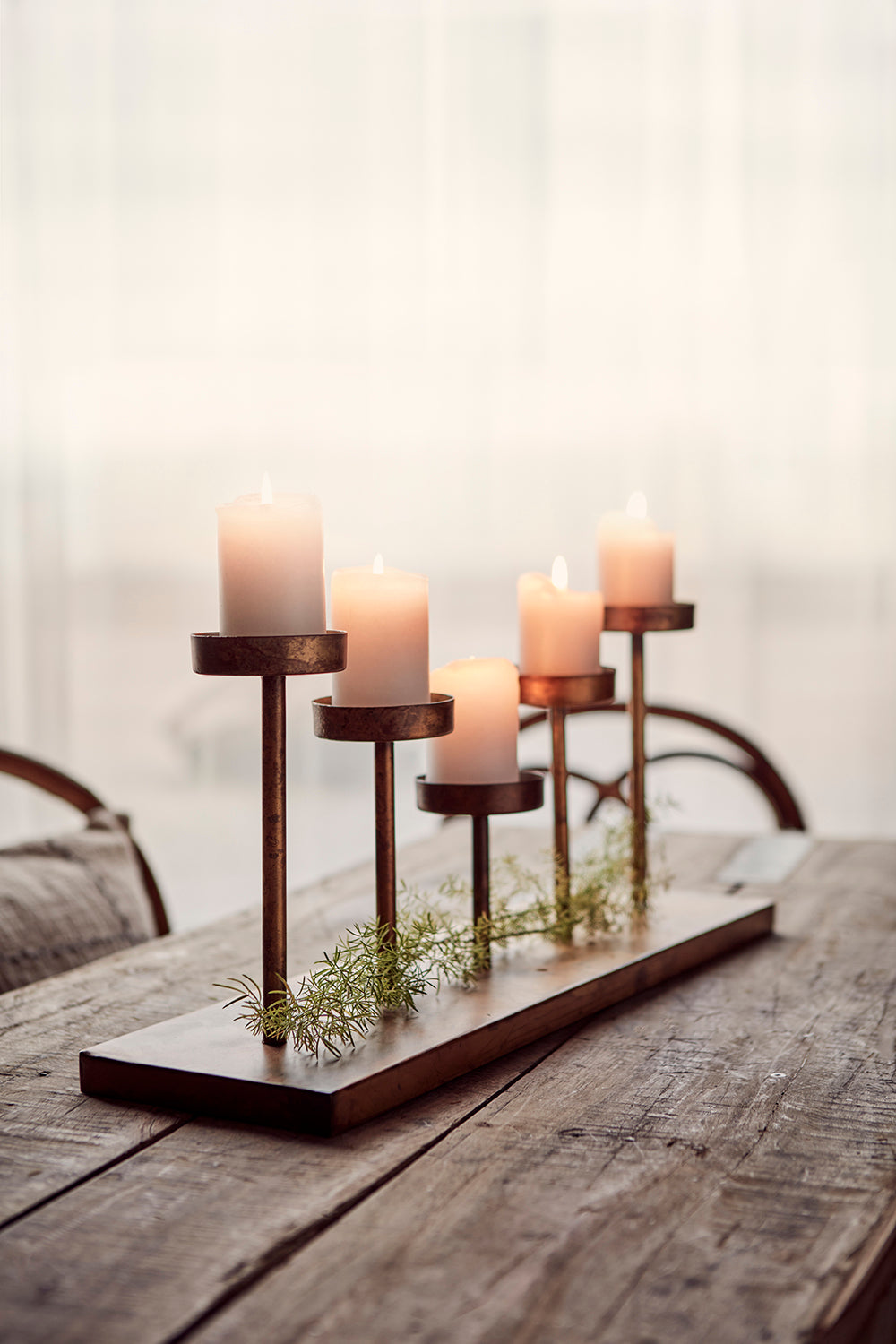 Affari of Sweden - THOMAS Värmeljushållare, Mässingsfärgad